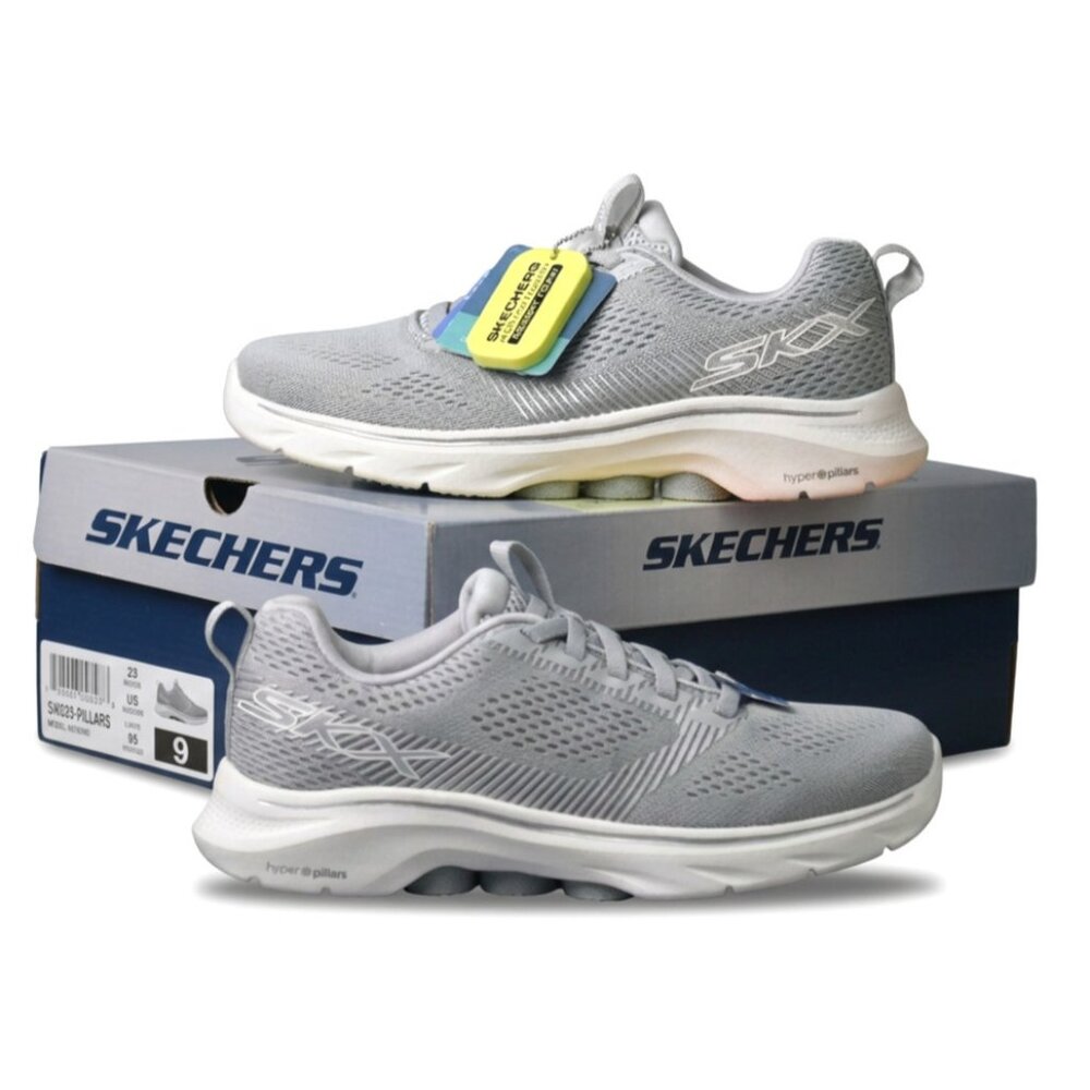 New! Size: 5.5 Women | Skechers Grey Go Walk 7 Hailey Trainers | 125251 - Picture 2 of 15